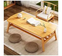 Mesa de altar baja para meditación y prácticas espirituales, mesa de centro para sentarse en el suelo y cenar con ventanal, ideal para atención plena y relajación