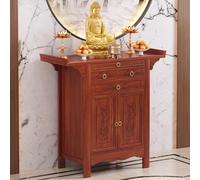 Mesa de altar budista con almacenamiento, gabinete de ofrenda de meditación para el santuario en el hogar y práctica espiritual