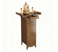 Mesa de altar budista con almacenamiento para prácticas espirituales, escritorio de santuario de oración interior, 80 x 40 x 108 cm