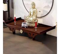 Mesa de altar budista de estilo chino, estante compacto de la pagoda del Dios de la Riqueza Guan Gong para decoración espiritual en sala de estar, dormitorio, oficina