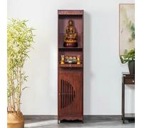 Mesa de altar budista, santuario personal para culto y meditación en el hogar, armario versátil para prácticas espirituales