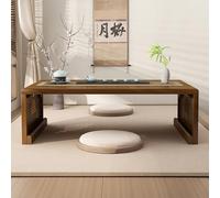 Mesa de Altar con Almacenamiento, Mueble Budista Chino, Mesa de Tatami Plegable portátil Baja for Sala de Estar,decoración del hogar, Fuerte Y Resistente Al Desgaste(Brown,80*40*35cm/31.5*16*14in)