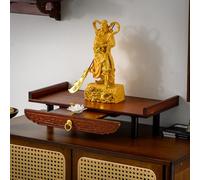 Mesa de altar de madera maciza, mueble para altar, mesa de meditación, mesas de porche con tablero de almacenamiento extraíble, altar budista para sala de estar, para salas de estar, santuarios, templ