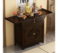Mesa de altar de madera - Pedestal vertical estilo chino para rituales budistas, meditación e incienso
