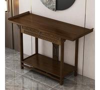 Mesa de altar de meditación china con almacenamiento extraíble, soporte de oración versátil para santuarios del hogar, salas de estar y templos