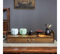 Mesa de altar de meditación con cajón para prácticas espirituales, puja, oraciones, adivinación y exhibición de artículos decorativos