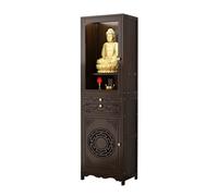 Mesa de altar de meditación de bambú con cajón para oración espiritual, adivinación y ceremonia del té