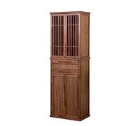Mesa de altar de meditación estilo chino, armario vertical con puerta para ofrecer santuarios de Buda, santuarios, gabinetes de Buda y gabinetes del Dios de la Riqueza para uso doméstico, mesa de