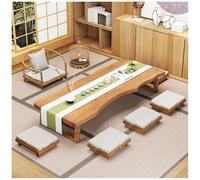 Mesa de altar de meditación, mesa baja japonesa, mesa de comedor grande de madera para espacios zen, 120 cm, perfecta para sala de estar y comedor