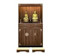 Mesa de Altar de Meditación Nicho de Buda Gabinete Chino Mesa de Ofrenda for el Hogar Ofrenda de Madera Maciza Gabinete de Buda Gabinete del Dios de la Riqueza Mesa Budista Mesa de Tributo for el Hoga