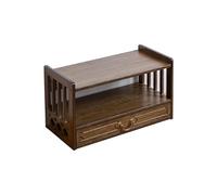 Mesa De Altar De Meditación Zen, Mesa De Altar Del Santuario De Buda, Altar De Incienso Casero, Plataforma De Adoración A Guanyin, Altar De Buda Con Santuario(Double,Length: 52cm/20.5in)