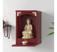 Mesa de altar montada en la pared para meditación de Buda y santuarios personales, plataforma de exhibición para salas de estar, santuarios y templos