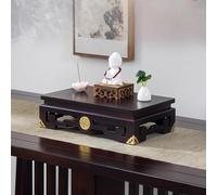 Mesa de altar para el hogar, mesa de meditación para oraciones, adivinación, adoración o exhibición de plantas y libros, 60 cm, gabinete de nicho de Buda chino