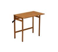 Mesa de balcón plegable de madera maciza 80 cm CARMEN