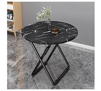 Mesa de balcón plegable portátil, soporte de metal, elegante mesa auxiliar de comedor y café, ideal para el hogar y la cocina
