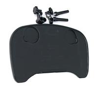 Mesa De Bandeja Para Silla De Ruedas Para Personas Mayores, Bandeja Regazo Silla De Ruedas Plástico Universal Anticaída Extraíble Con Portavasos, Accesorios Portátiles Sillas Ruedas,Negro