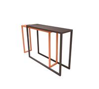 Mesa de Bar Alta para Cocina 80/100CM for Cafetería, Mesa Recibidor Entrada for Exteriores Sin Taburete for Sala de Estar, Espacio Pequeño, Mostrador de Cocina(Orange,80 * 30 * 105cm)