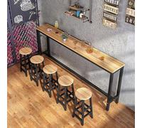 Mesa de bar - Barra de desayuno de cocina, mesa alta para exteriores, perfecta para el hogar, restaurante y bar (sillas no incluidas)