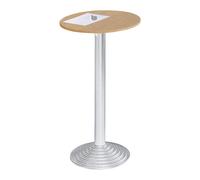Mesa de bar con pata de hierro fundido 1 tablero de mesa