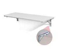 Mesa de bar de cocina montada en la pared con escritorio plegable para laptop, estación de trabajo, escritorio lateral plegable para dormitorio y lavandería (tamaño: grande)