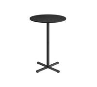 Mesa de Bar Estructura de Metal 60 x 60 x 104,5 cm Moderna Negro Ébano
