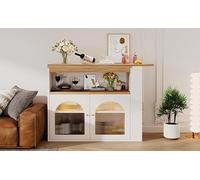 Mesa de bar extensible blanca, mesa de comedor extensible con espacio de almacenamiento, mesa alta de bistró, giratoria, para comedor, 138-193 x 39 x 105 cm
