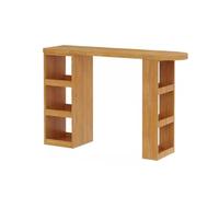 Mesa De Bar Mesa de Bar de madera maciza, mesa alta sencilla y moderna for el hogar, balcón, ocio, pequeño Bar, gabinete integrado, gabinete de partición for sala de estar Mesa De Altura De Mostrador