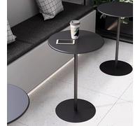 Mesa de bar Mesa de bistró Mesa de bar negra Mesa auxiliar de café Mesa auxiliar de sofá de metal redonda Mesa de pub bistró Alto 50 cm 62 cm 72 cm Mesa de comedor de cocina, mesa de cóctel circular