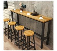 Mesa de bar moderna mesa de bar consola rectangular mesa de centro mesa de centro mesa estrecha para sala de estar mostrador altura mesa de comedor desayuno largo cocina (tamaño: 120 x 40 x 100 2