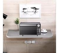 Mesa de bar plegable montada en la pared - Comedor compacto de acero inoxidable y banco de trabajo - Escritorio de acero 304 que ahorra espacio para cocina, lavandería, oficina en casa - 80 x 40 cm