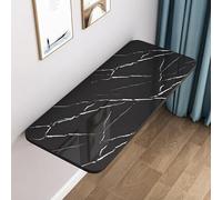 Mesa de bar plegable multifuncional para montar en la pared, escritorio de comedor extensible de madera con hojas caídas, ahorro de espacio para comidas, 100 x 40 cm