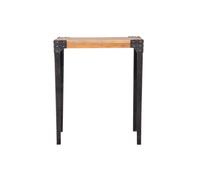 Mesa de bar rectangular diseño industrial madera y metal MADISON