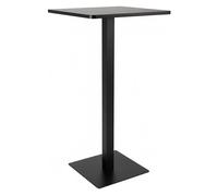 Mesa de bar sharon madera negro/negro 60x60x110 cm