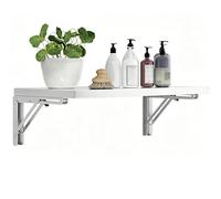 Mesa de barra de desayuno cocina 40 60 70 80 90 100 120cm Mesa plegable montada en la pared Estaciones de trabajo para computadora para el hogar/garaje/escritorio de balcón(L70xW30cm/L28xW12in)