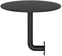 Mesa de Barra Desayuno en Forma de L para Pared, Mesa de Pub Redonda de Metal con Base de Hierro Resistente a la corrosión, Mesa Lateral ahorradora de Espacio para Cocina, Bistro y cafetería (40cm)