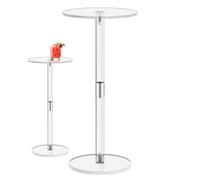 Mesa de bebidas acrílica con extremo lateral moderno - Mesa decorativa