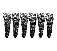 Mesa de Billar Bolsillo Hilo de algodón Billar Bolsa de Malla 6PCS/Set para Billar Billar(Negro)