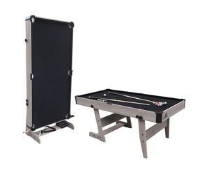Mesa de Billar Cougar Hustle XL, Mesa de Billar Convertible | Billar sobre Mesa, Plegable 6ft madera/negro para uso interior | Plegable Billar accesorios incluidos - 182,9 x 91,4 x 78,7 cm - 40kg