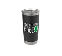 Mesa de billar divertida en lugar de jugar al billar Vaso térmico de acero inoxidable de doble pared