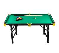 Mesa de Billar Plegable de 120/140 Cm, con Patas Extensibles, Capacidad de Carga de 60 Kg, Fácil Almacenamiento, Ideal para Familias, Niños y Adultos(120cm)