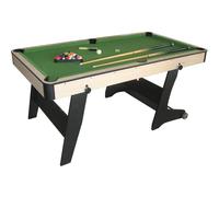 Mesa de Billar Plegable Manhattan - Incluye Todos los Accesorios y de Fácil Transporte - Ideal para Niños y Adultos, 152x76x79 cm