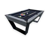 Mesa de billar profesional con accesorios - Mesa de billar para adultos diseño negro - 2,1 m Neptune