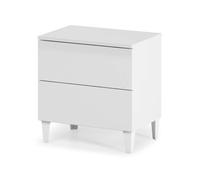 Mesa de cabeceira com efeito madeira