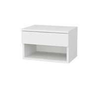 Mesa de cabeceira com efeito madeira
