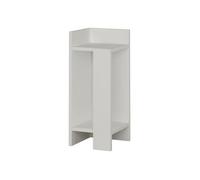 Mesa de cabeceira com efeito madeira