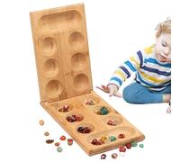 Mesa de café africana - Juego de piedra, juego de mesa plegable | Hecho de madera, juego de mármol portátil para viajes, tablero plegable, juego de mesa de viaje portátil para niños y adultos