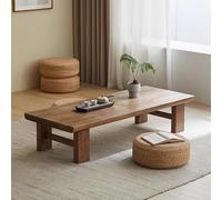 Mesa de café, mesa baja rectangular para sala de estar, dormitorio, oficina, perfecta para sentarse en el suelo, diseño duradero para un uso versátil