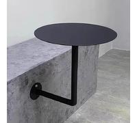 Mesa De Café, Mesa De Bar De Pared, Mesa Auxiliar De Pub De Bistró para Sofá, Mesa De Pub Redonda, Mesa Auxiliar para Sala De Estar, Dormitorio con Base Resistente,One Color-40x40x45cm