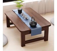 Mesa de café plegable de piso bajo, mesa de comedor y té para asientos de ventana de bahía, ideal para niños pequeños (100 x 50 x 40 cm)