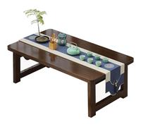 Mesa De Café Plegable, Mesa Baja para Meditación, Ceremonia del Té, Comedor Y Decoración del Hogar (A 120x48x45cm)